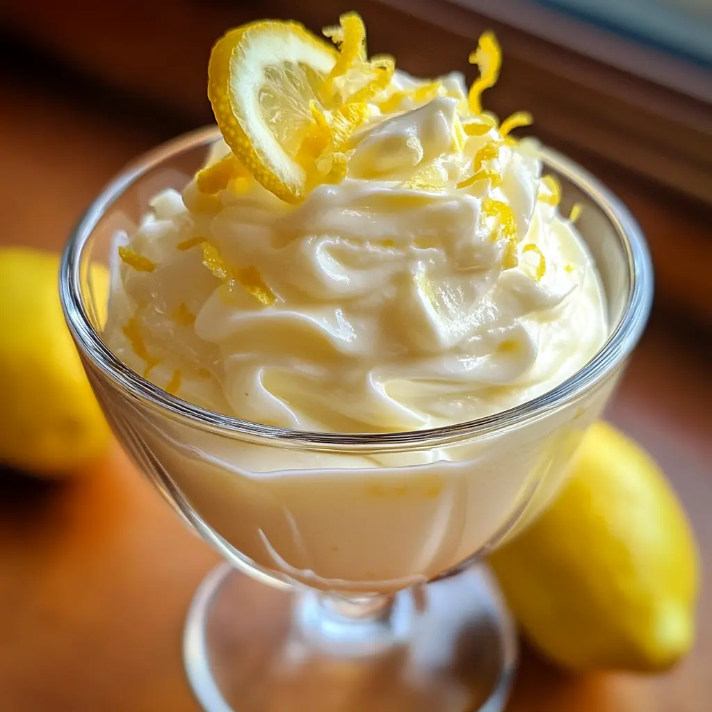 Silky Lemon Cream 4 Servings Perfectly Delicious