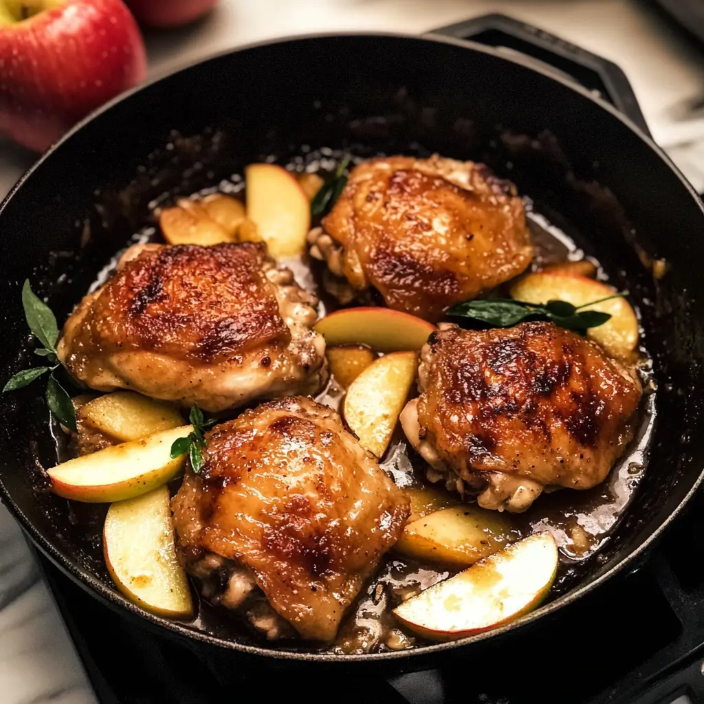 Skillet Apple Cider Chicken 5 Steps Perfect Amazing