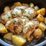 Slow Cooker Garlic Parmesan Chicken and Potatoes: 6 Steps to Delicious