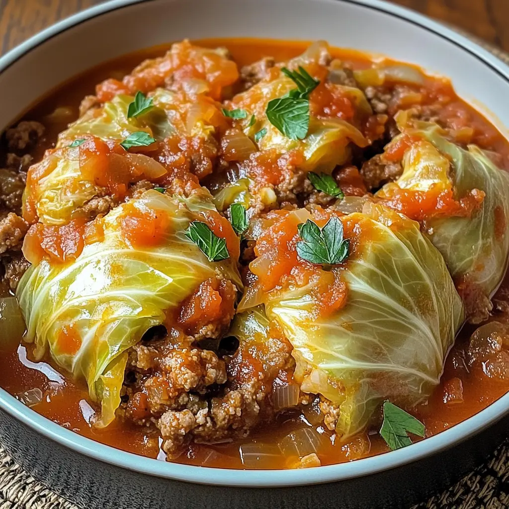 Slow Cooker Unstuffed Cabbage Rolls 4 Servings Easy Delicious