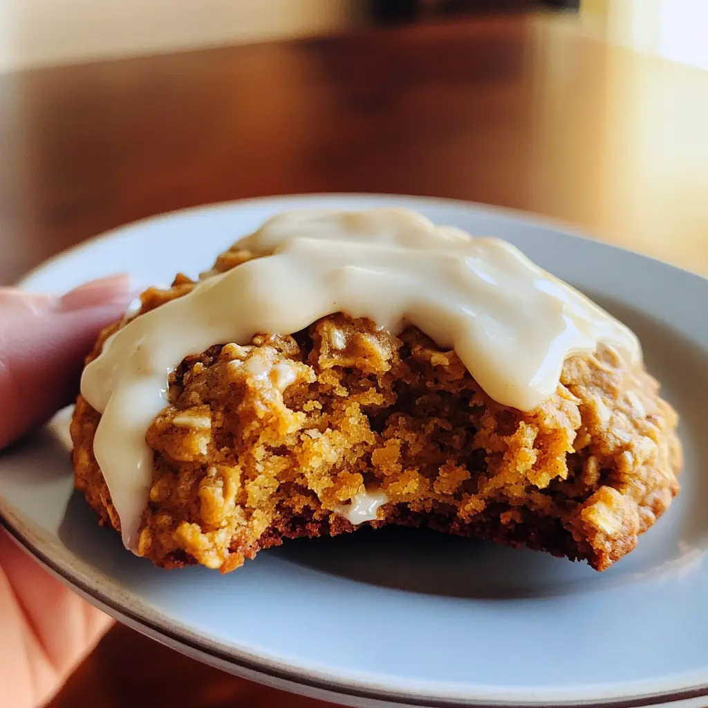 Soft Chewy Pumpkin Oatmeal Cookies 12 Minutes Easy Delicious