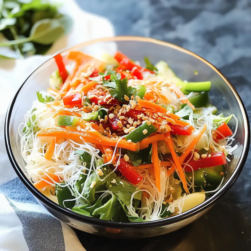 Spring Roll Salad 5 Steps Easy Delicious