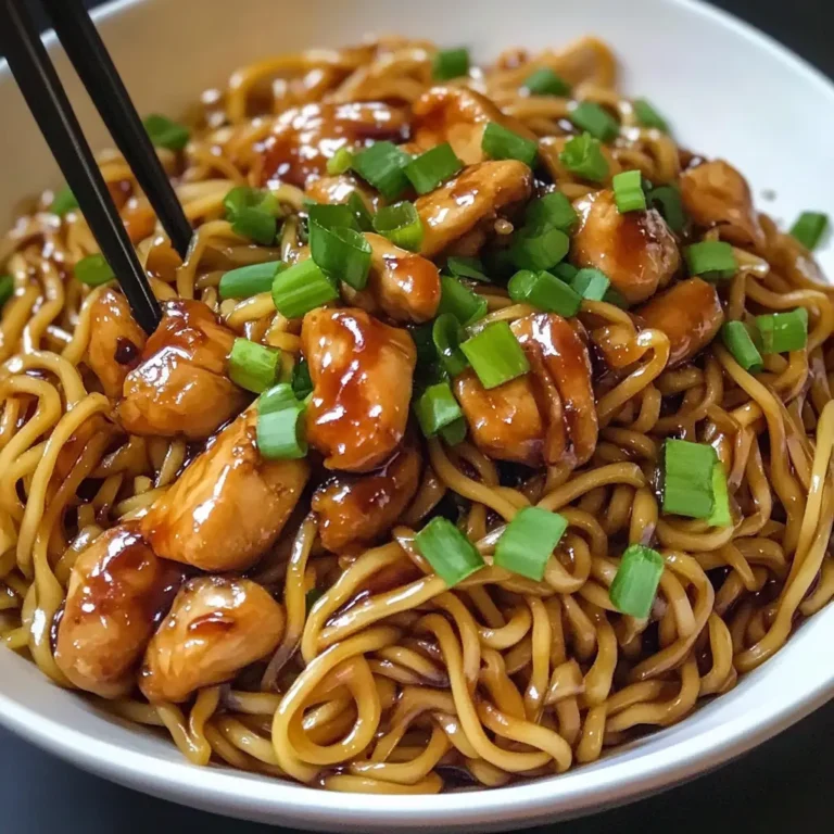 Sticky Garlic Chicken Noodles 30 Minutes Ultimate Delicious