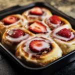 Strawberry Cheesecake Cinnabon Rolls 8 Ingredients Supreme Delicious