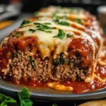Stuffed Italian Meatloaf 4 Servings Ultimate Delicious