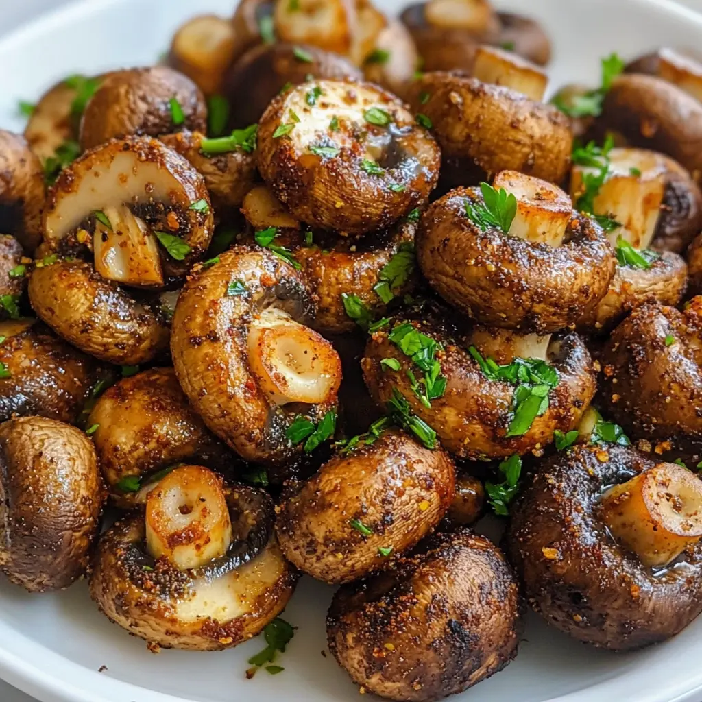 Air Fryer Mushrooms 10 Minutes Easy Delicious