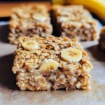 Banana Oatmeal Bars 6 Ingredients Easy Delicious