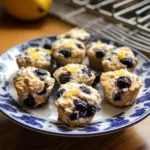 Blueberry and Lemon Zest Cottage Cheese Bites - 7 Ingredients Easy Delicious