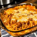 Cheddar Bay Spaghetti Casserole 7 Ingredients Easy Delicious