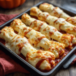 Cheesy Halloween Breadstick Bones 5 Steps Awesome Delicious