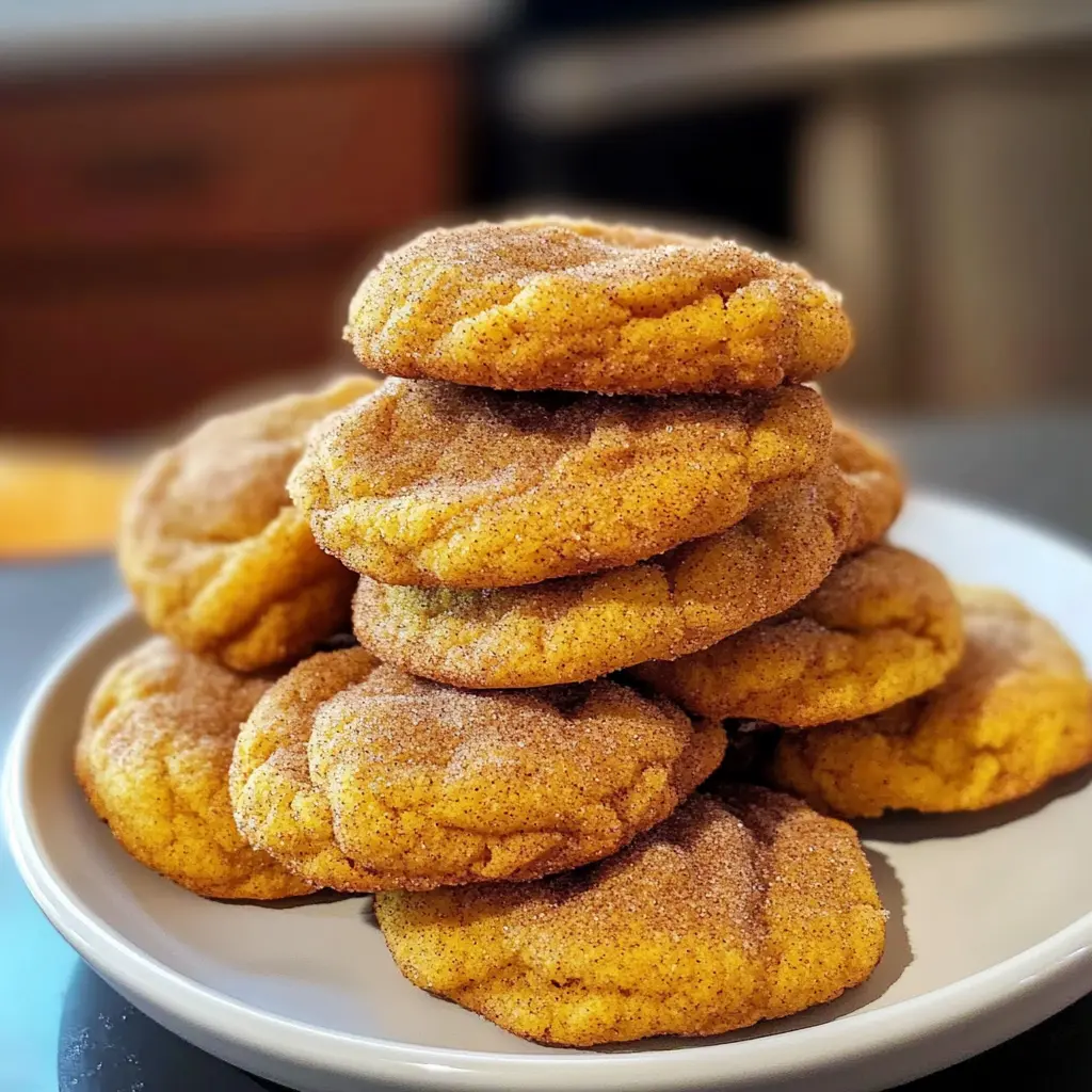 Chewy Pumpkin Snickerdoodle Cookies 10 Steps Awesome Delicious
