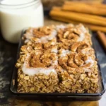 Cinnamon Roll Oatmeal Bake 4 Servings Ultimate Delicious