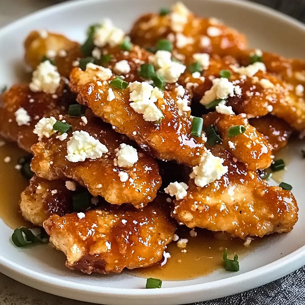 Crispy Hot Honey Feta Chicken 4 Ingredients Easy Delicious