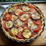 Easy Summer Tomato and Eggplant Pie 30 Minutes Amazing