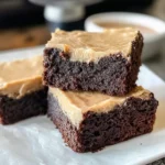Frosted Coffee Brownies 8 Ingredients Easy Delicious