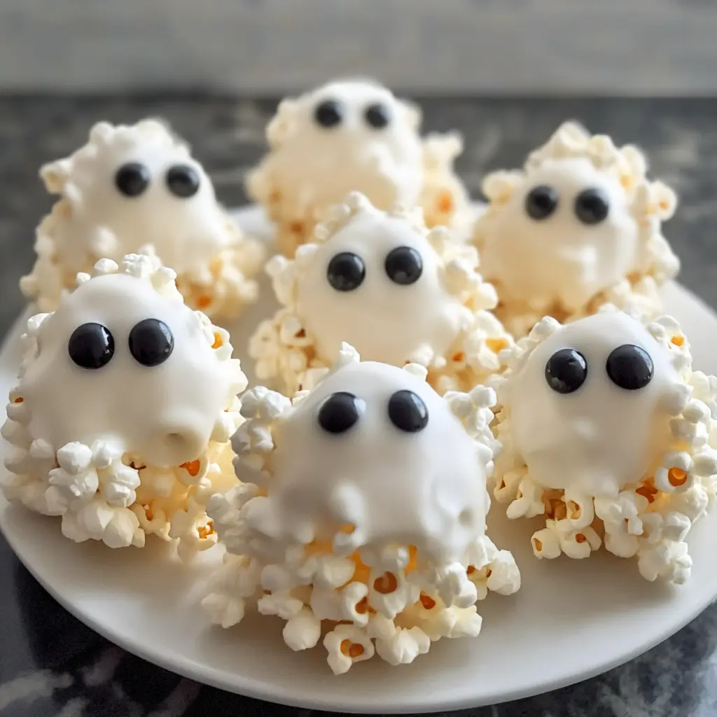 Ghost Popcorn Balls 6 Steps Ultimate Delicious
