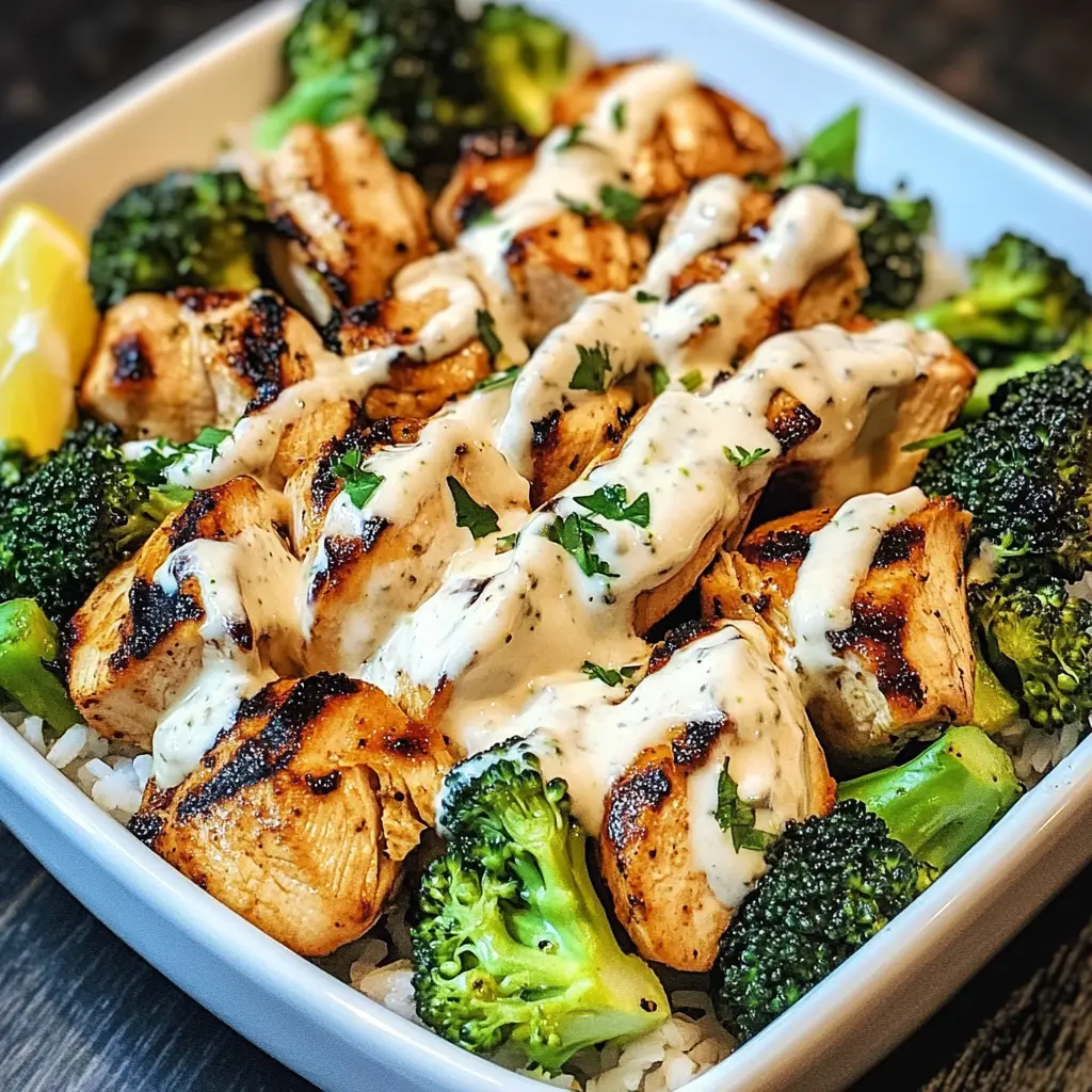 Grilled Chicken & Broccoli Bowls 5 Steps Ultimate Delicious