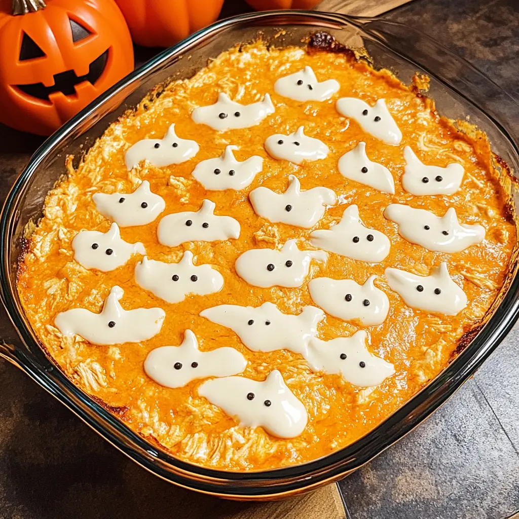 Halloween Buffalo Chicken Dip 30 Minutes Easy Delicious