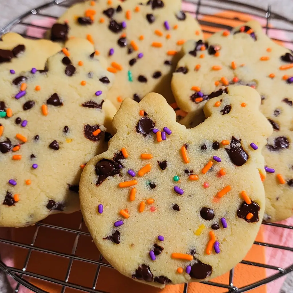 Halloween Shortbread Cookies 7 Ingredients Easy Delicious