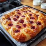 Homemade Jam Donut Focaccia 8 Steps Easy Delicious