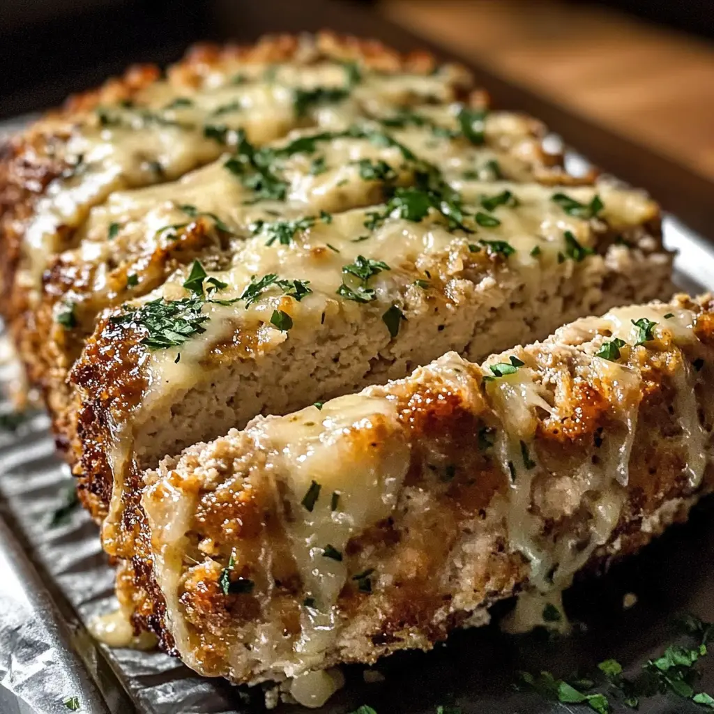 Juicy Garlic Parmesan Chicken Meatloaf 45 Minutes Easy Delicious