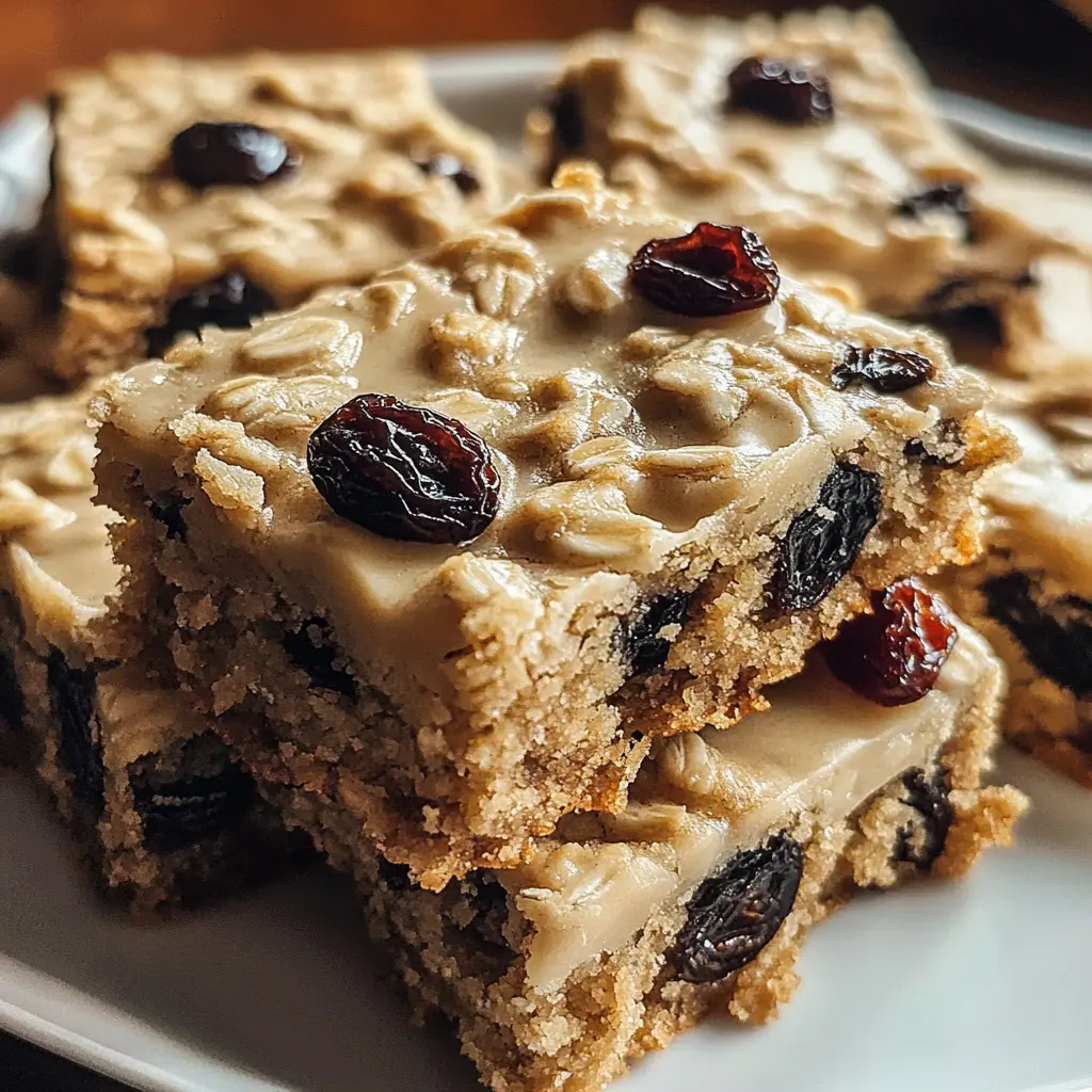 Oatmeal Raisin Cookie Bars 25 Minutes Ultimate Delicious
