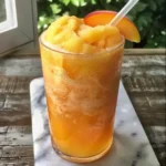 Peach Lemonade Slush 4 Servings Easy Delicious