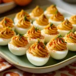 Pumpkin Patch Deviled Eggs 6 Steps Ultimate Delicious