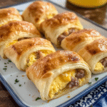 Sausage Egg Breakfast Roll-Ups 7 Ingredients Easy Delicious