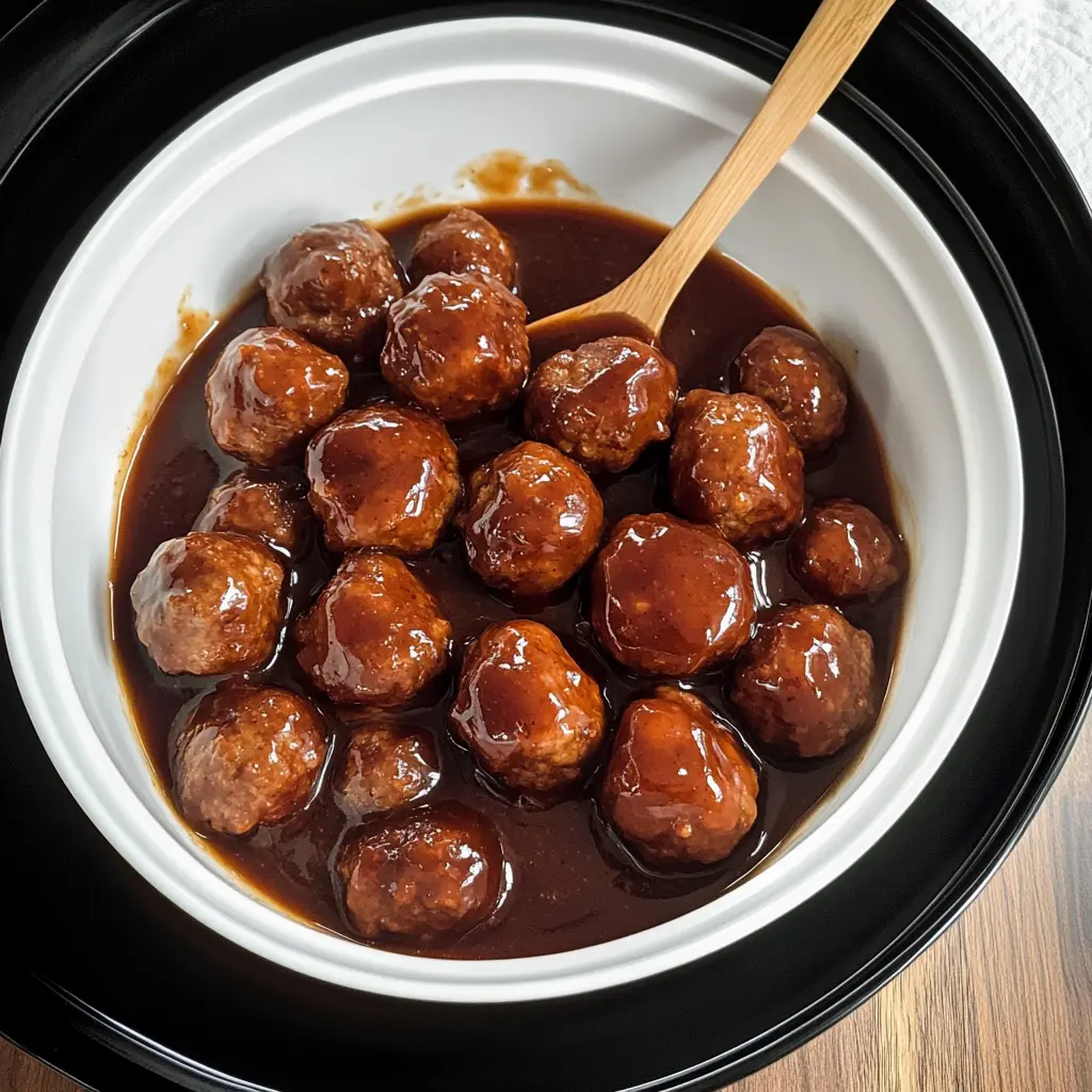 Slow Cooker Apple Butter Meatballs 4 Steps Ultimate Delicious