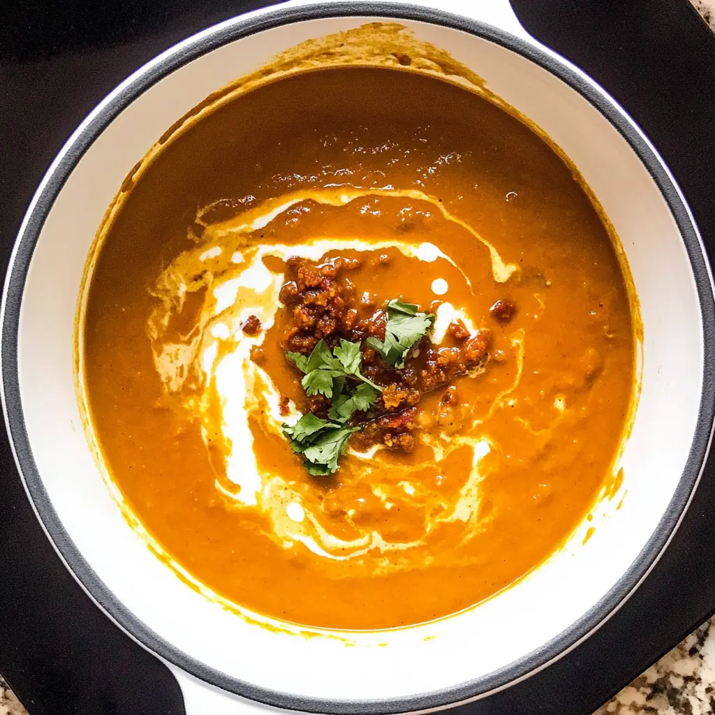 Spicy Chorizo Pumpkin Soup 6 Steps Ultimate Delicious