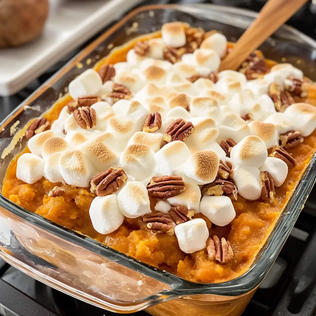 Sweet Potato Casserole 7 Ingredients Easy Delicious