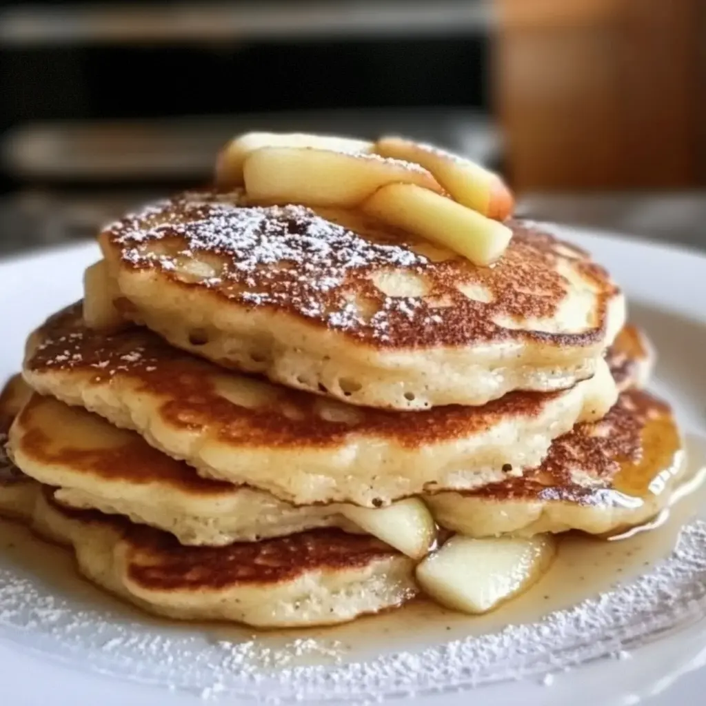 Apple Yogurt Pancakes 4 Servings Easy Delicious