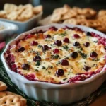 Baked Cranberry Cream Cheese Dip 5 Steps Easy Delicious