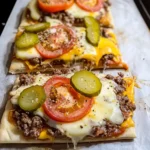 Cheeseburger Flatbreads 6 Ingredients Ultimate Delicious
