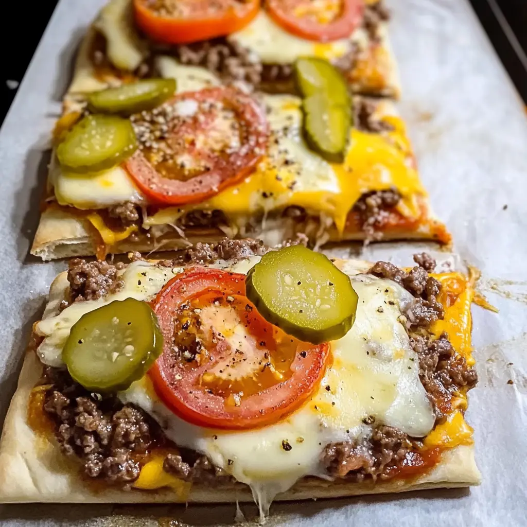 Cheeseburger Flatbreads 6 Ingredients Ultimate Delicious