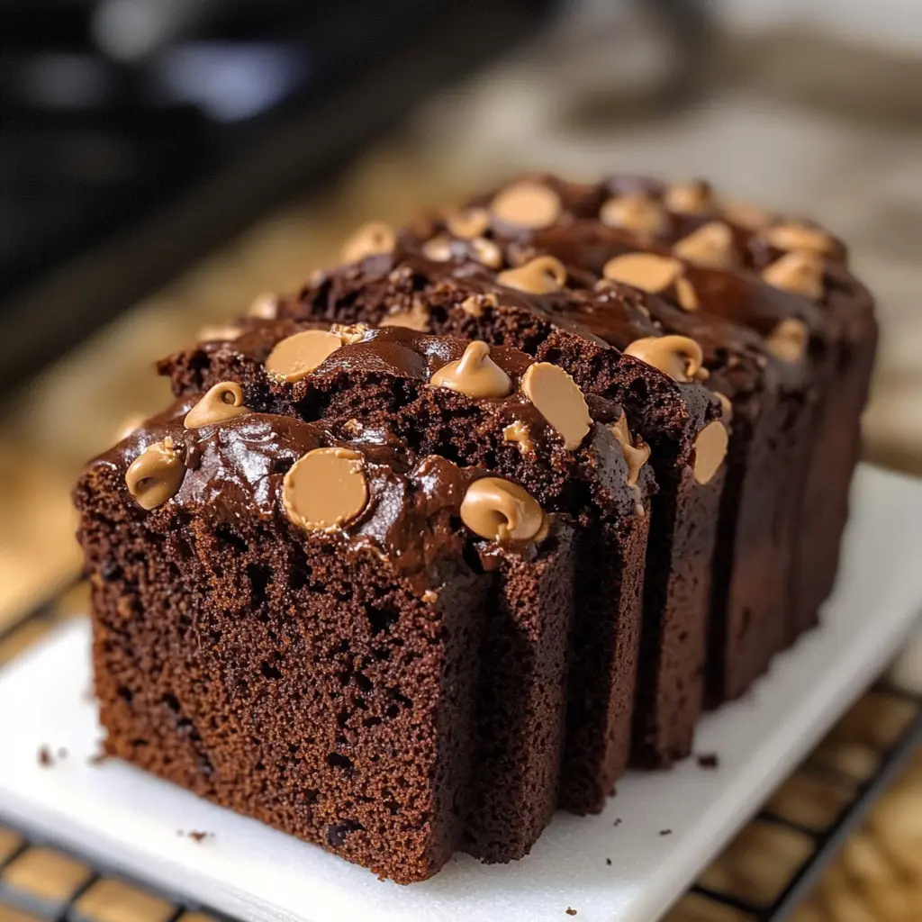 Chocolate Peanut Butter Chip Bread 7 Ingredients Amazing