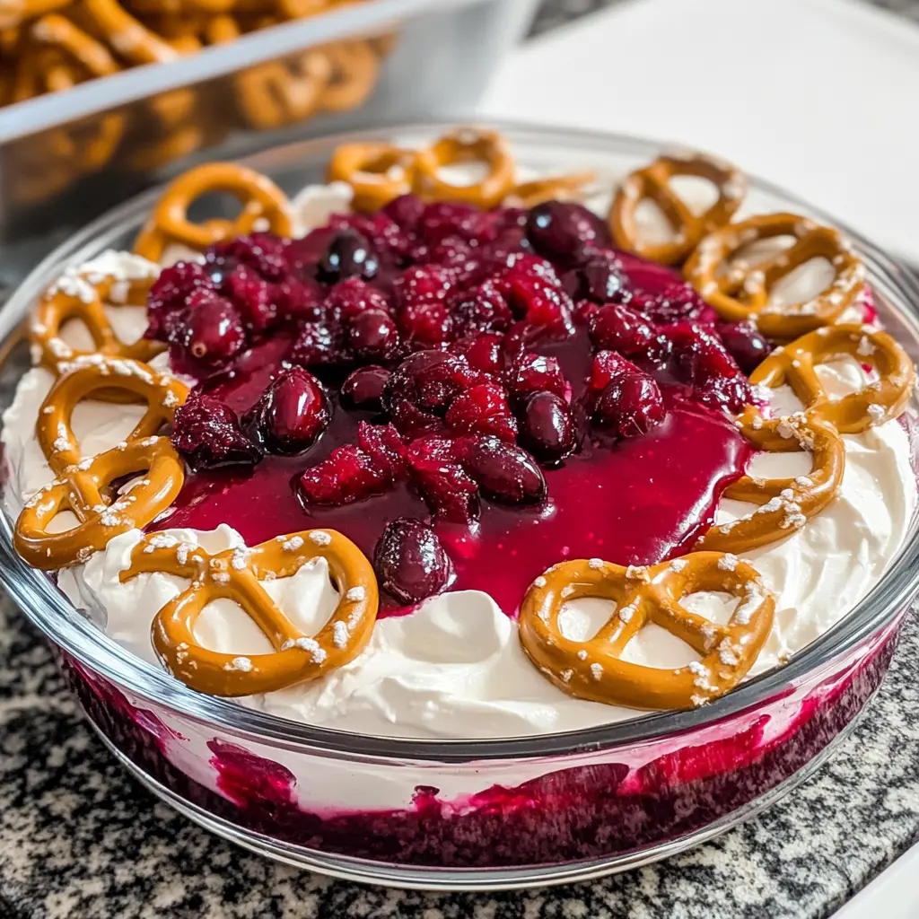 Cranberry Pretzel Salad 5 Steps Ultimate Delicious