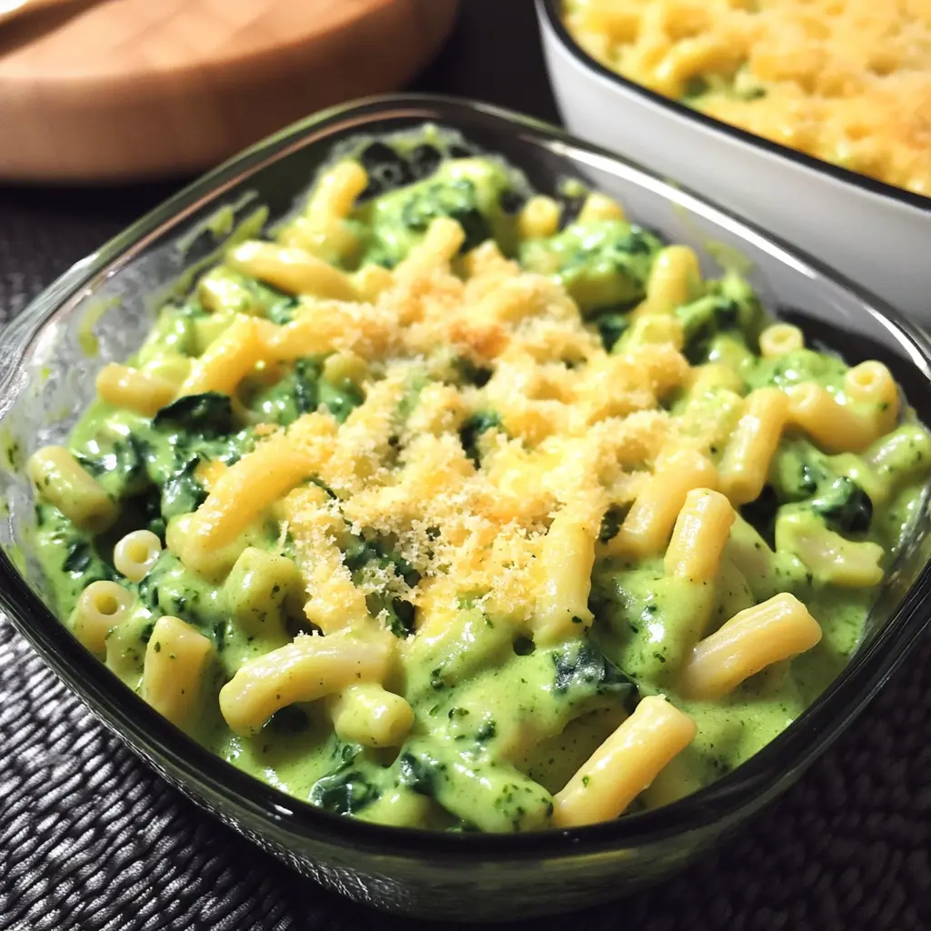 Creamy Spinach Mac and Cheese 6 Ingredients Easy Delicious