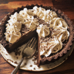Dark Chocolate Tart with Espresso Whipped Cream 4 Servings Perfect Delicious