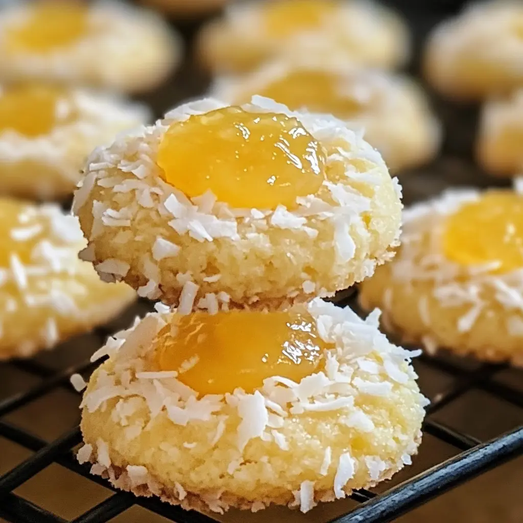 Easy Hawaiian Pineapple Coconut Thumbprint Cookies 30 Minutes Amazing