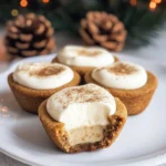 Eggnog Cheesecake Cookie Cups 7 Ingredients Ultimate Delicious