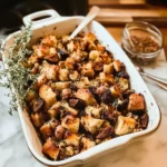 Focaccia Fig and Sausage Stuffing 30 Minutes Ultimate Delicious