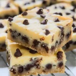 Gooey Butter Chocolate Chip Shortbread Bars 30 Minutes Easy Delicious