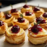 Mini Cranberry Brie Bites 6 Ingredients Easy Delicious