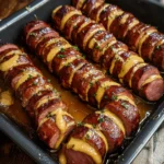Mustard Hasselback Kielbasa Bites 20 Minutes Easy Delicious