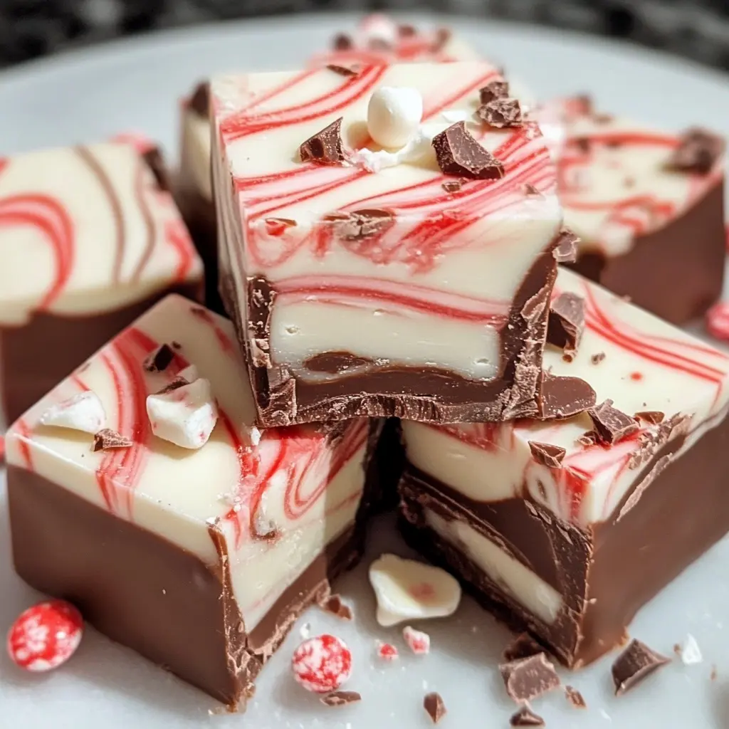 Peppermint Swirl Fudge 5 Steps Ultimate Delicious