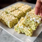 Pistachio Rice Krispie Treats 5 Steps Easy Delicious