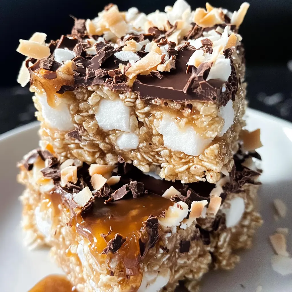 Samoa Rice Krispies 6 Ingredients Ultimate Delicious
