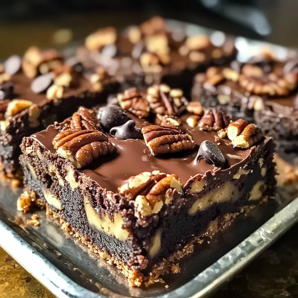 Texas Chocolate Pecan Pie Bars 5 Steps Ultimate Delicious